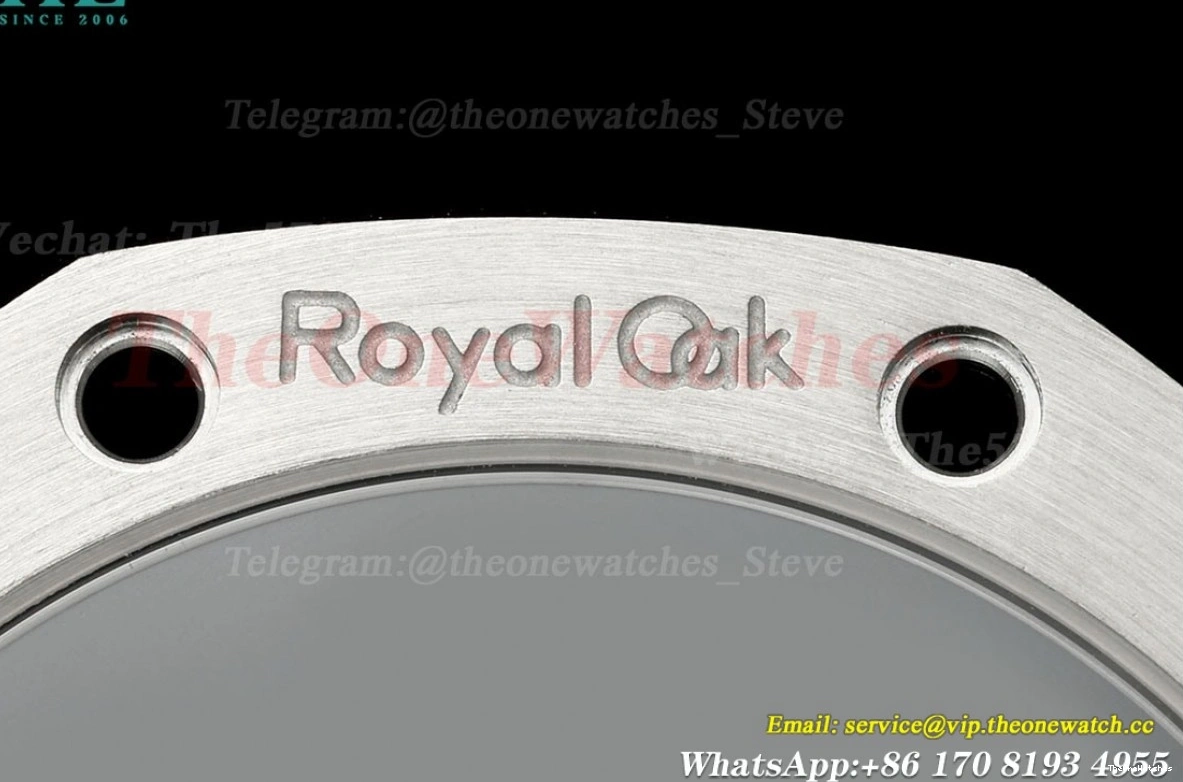 Clone TKF SS A4302 41mm White Dial Oak 15500 SS Royal Super 0227